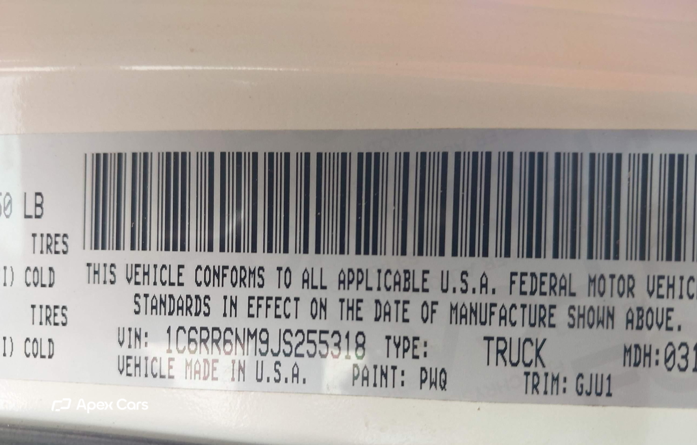 RAM 1500 2018