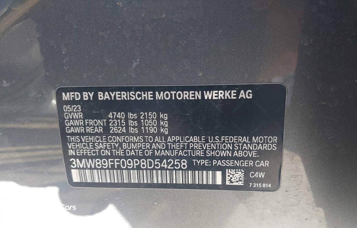 BMW Series 3 2023