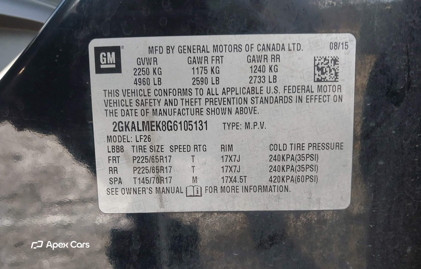 GMC Terrain 2016