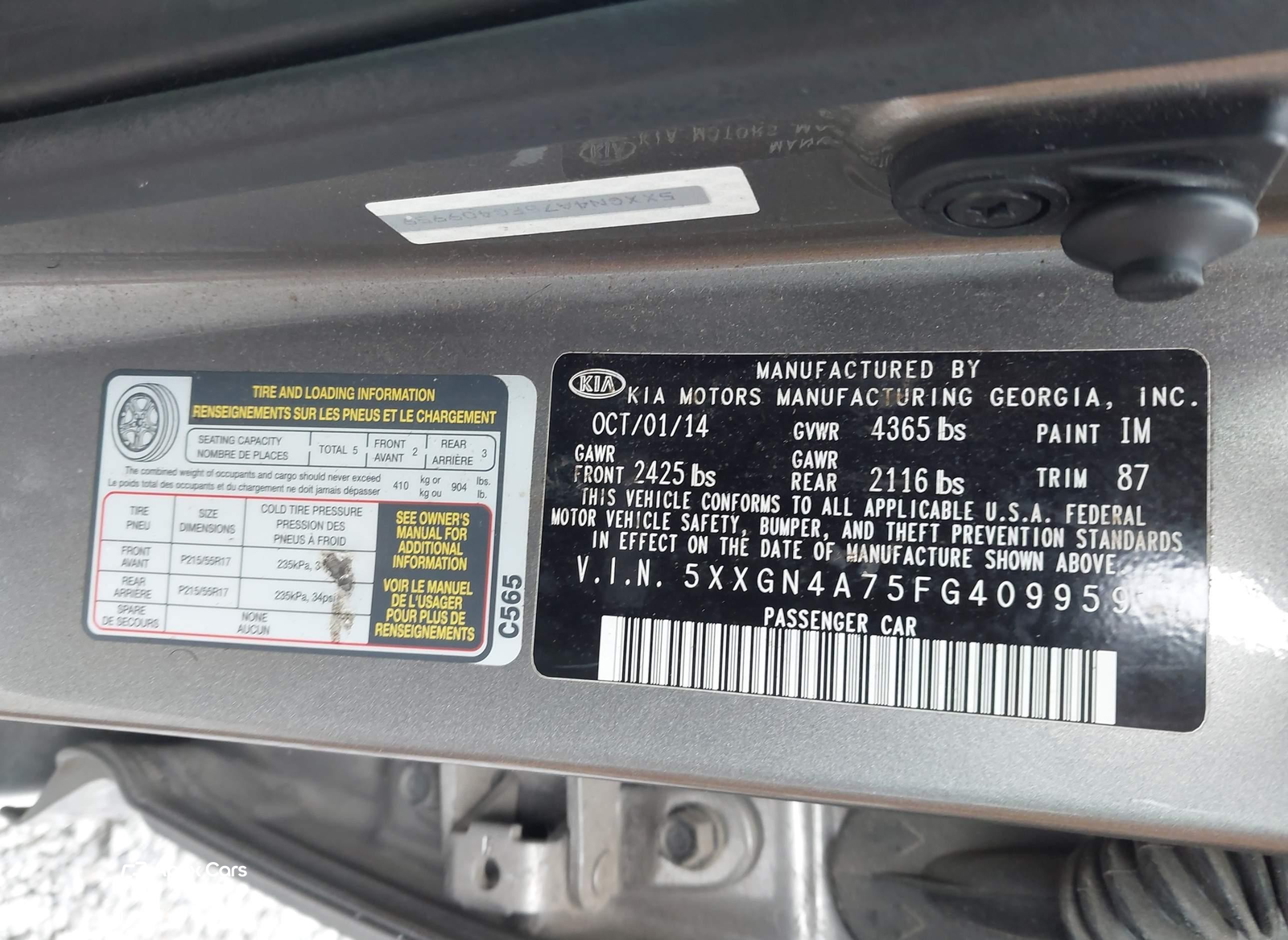 Kia Optima 2015