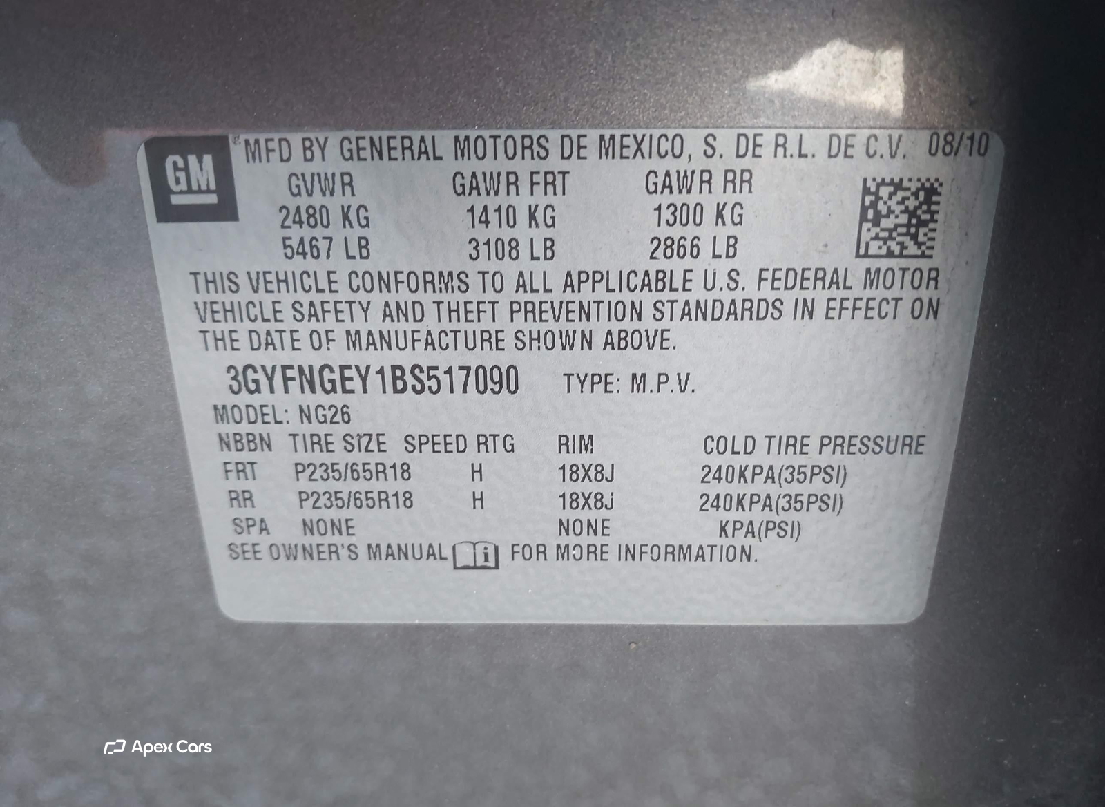 Cadillac SRX 2011