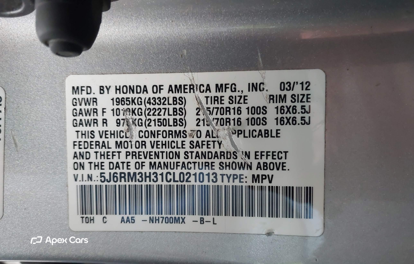 Honda CR-V 2012
