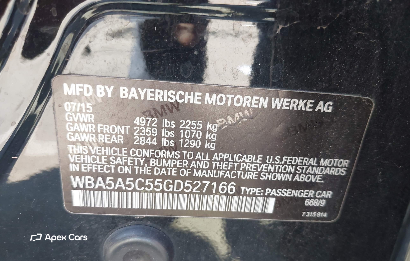 BMW Series 5 2016