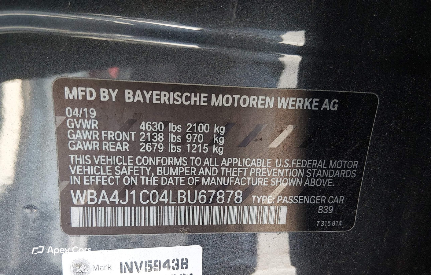 BMW Series 4 2020