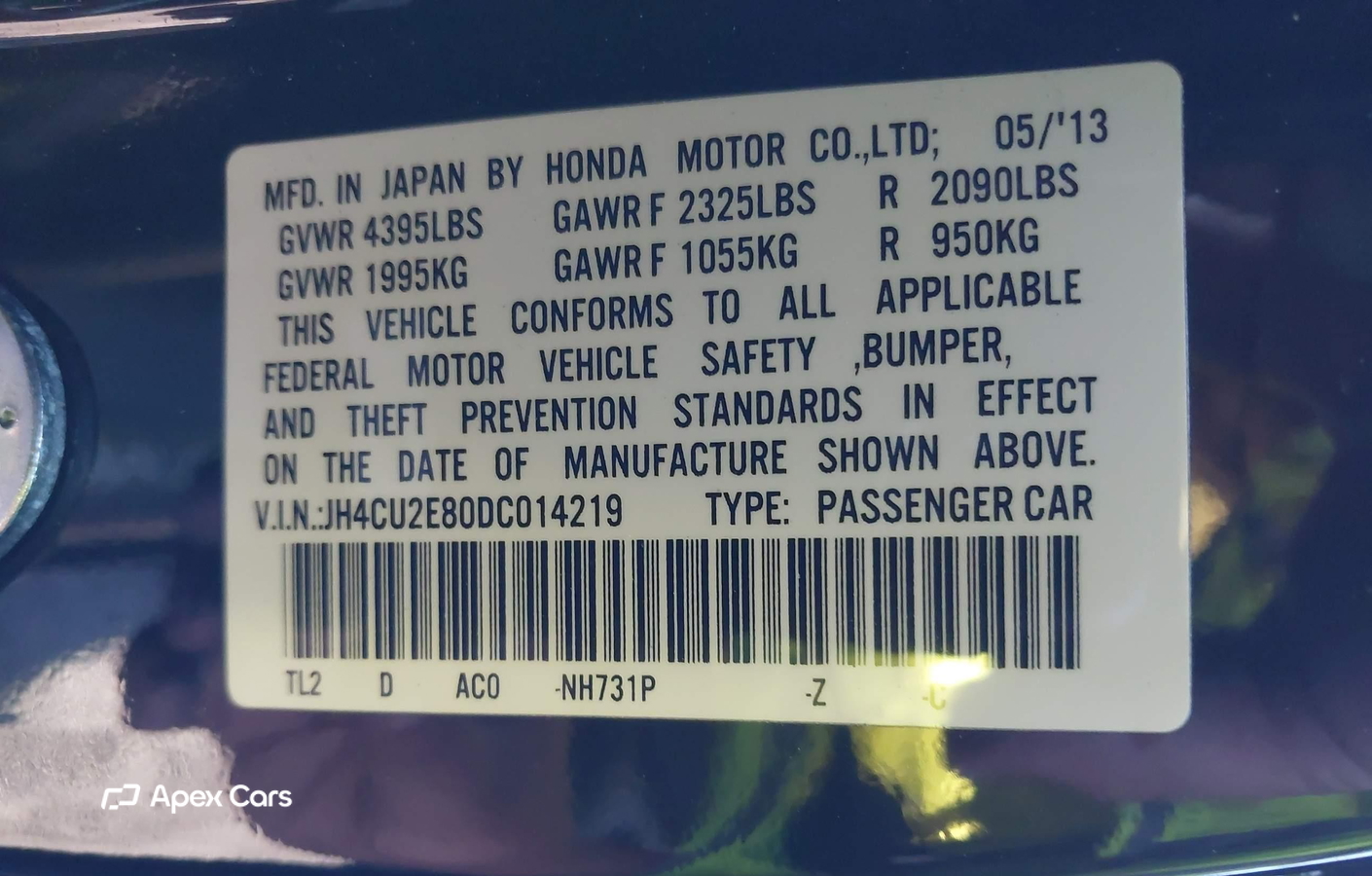 Acura TSX 2013