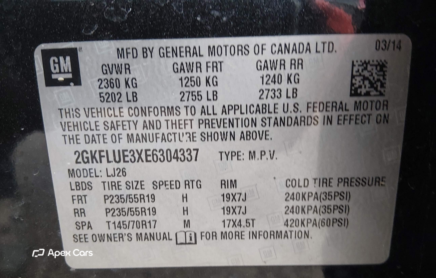 GMC Terrain 2014