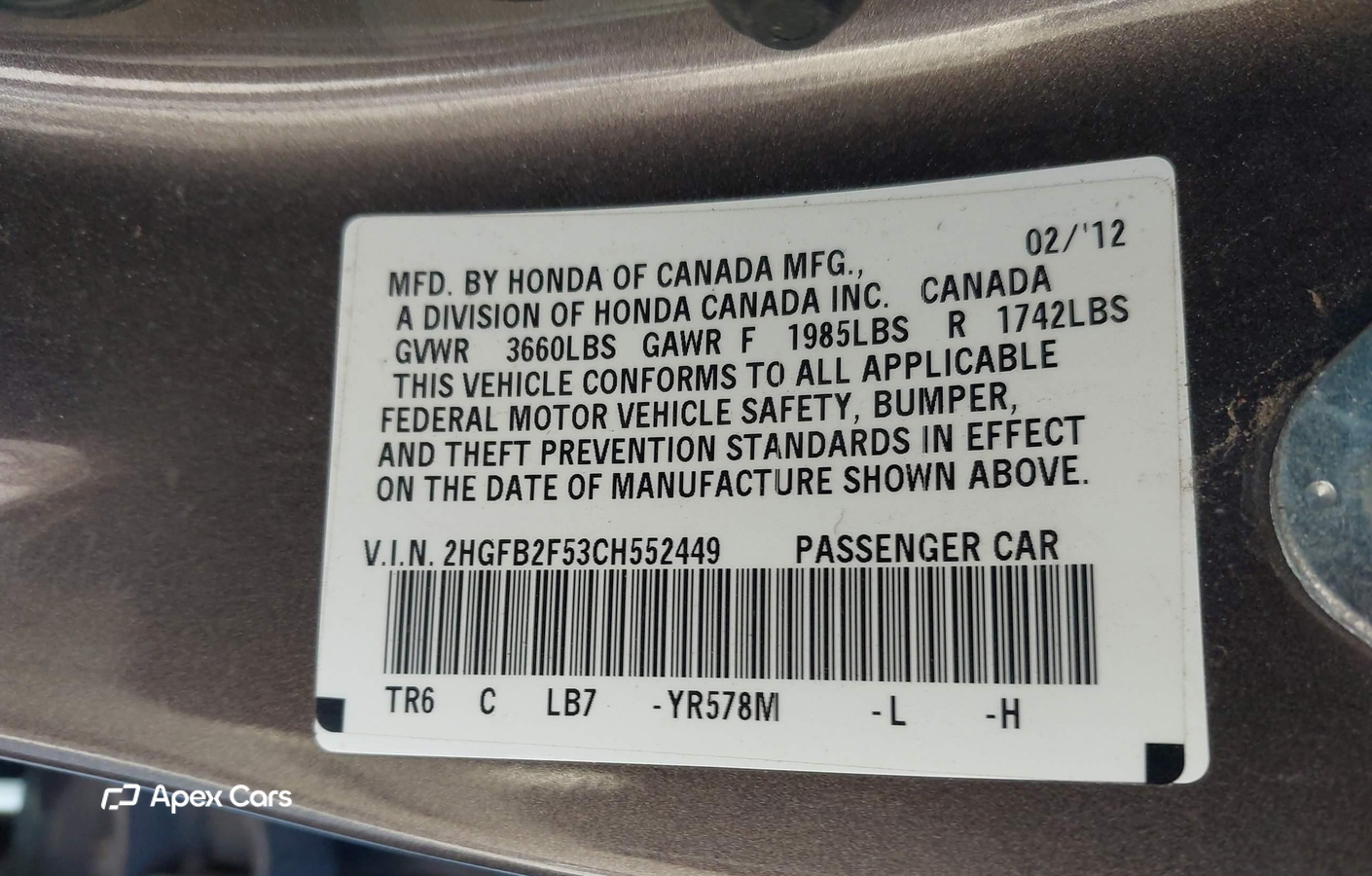 Honda Civic 2012