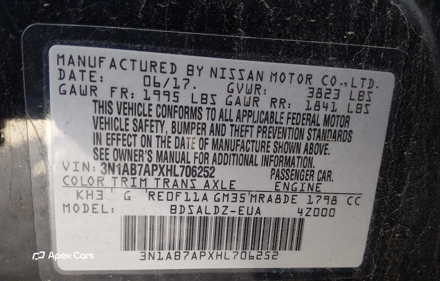 Nissan Sentra 2017