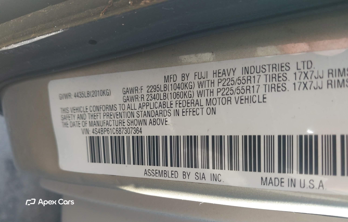 Subaru Outback 2008