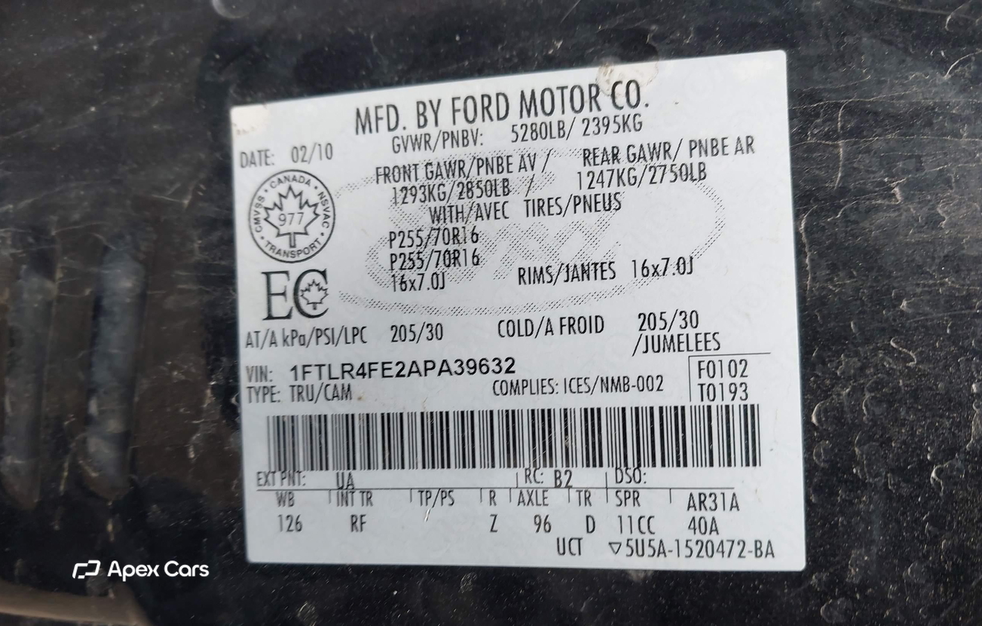 Ford Ranger 2010
