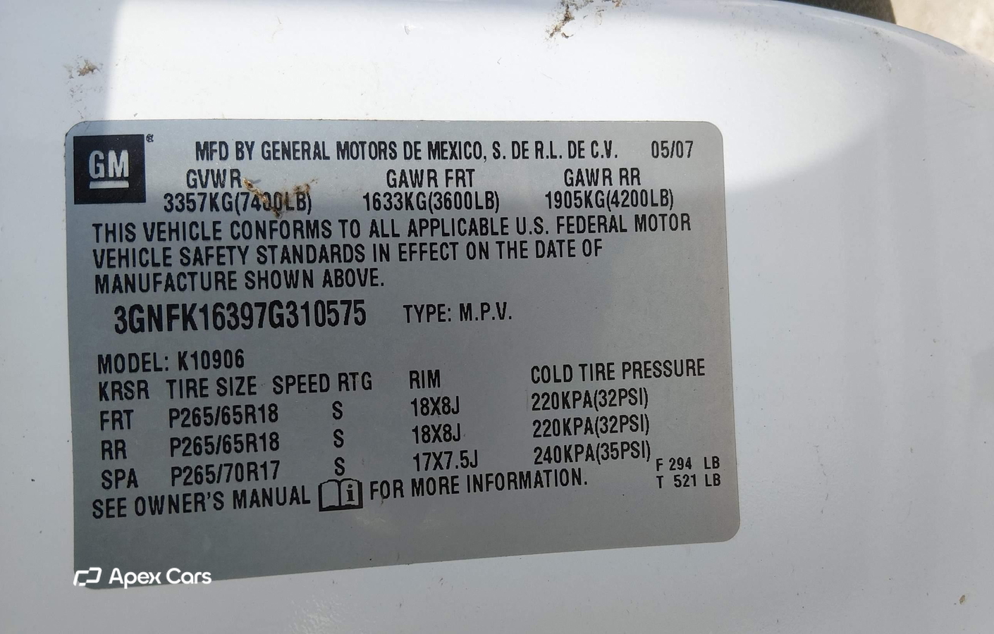Chevrolet Express 2007