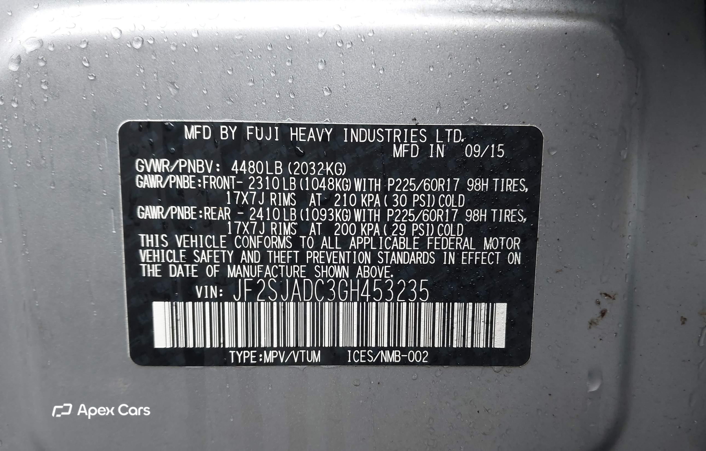 Subaru Forester 2016