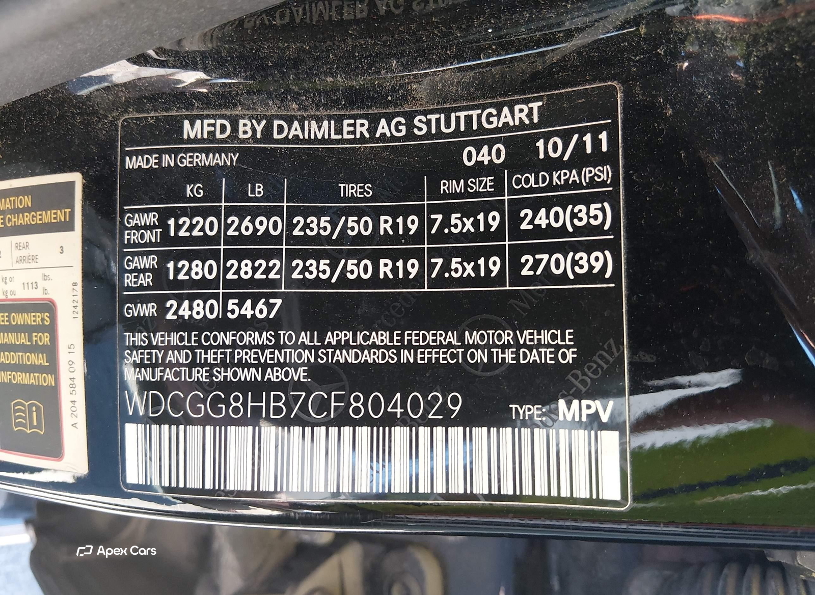 Mercedes-Benz GLK-klasse 2012