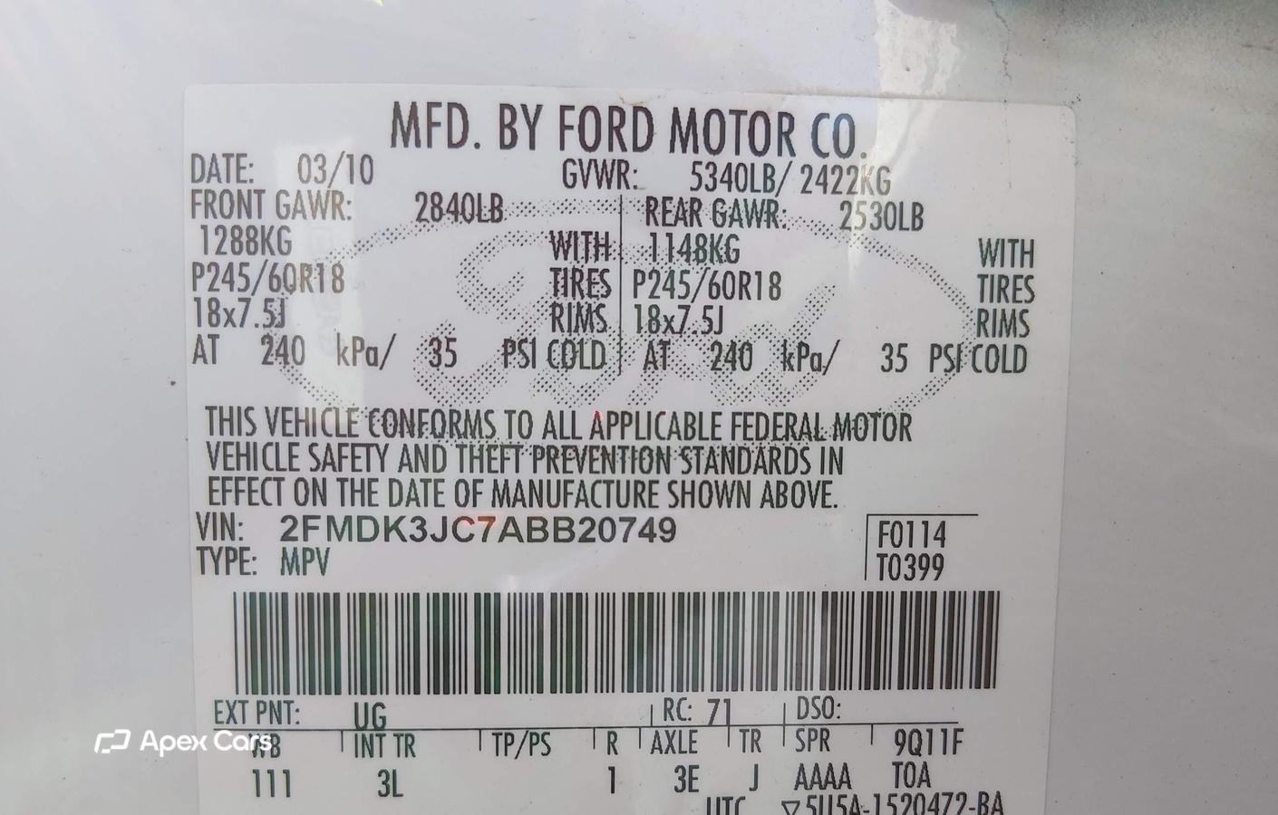 Ford Edge 2010