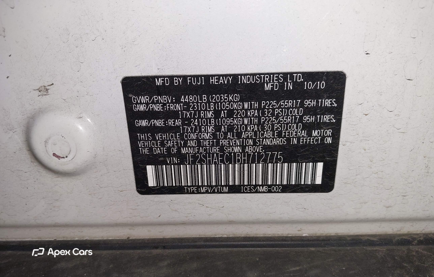 Subaru Forester 2011