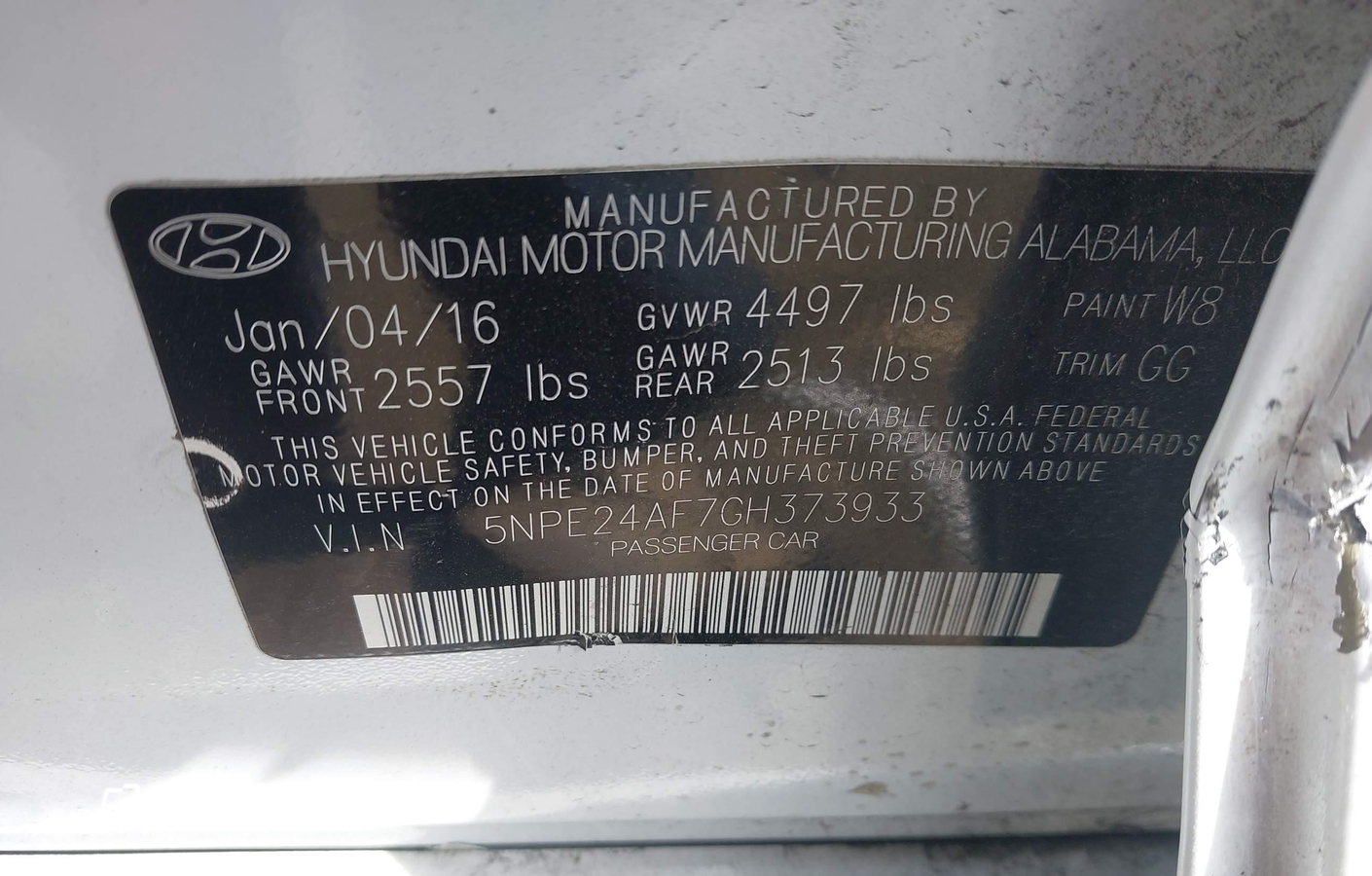 Hyundai Sonata 2016