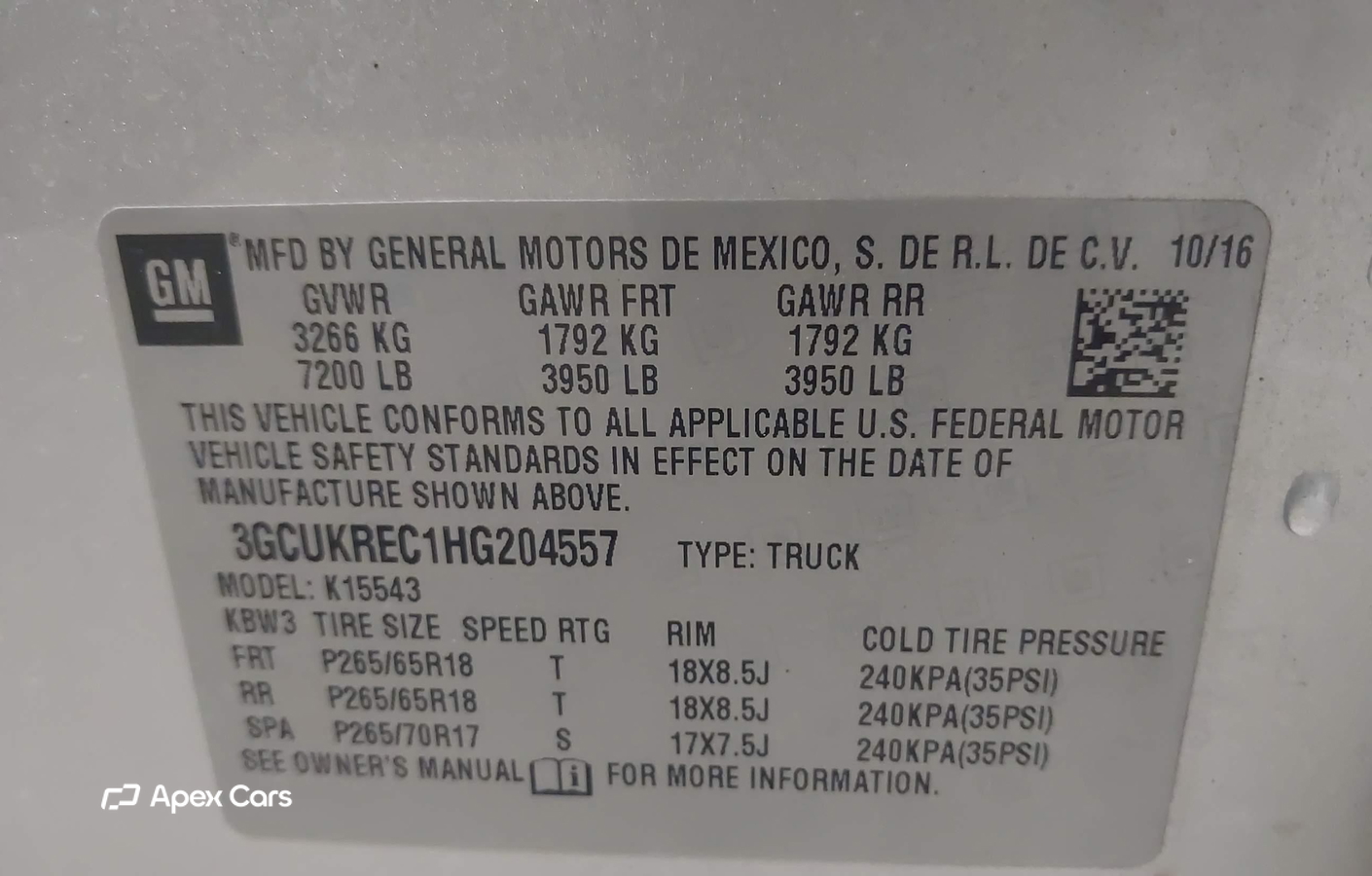 Chevrolet Silverado 2017