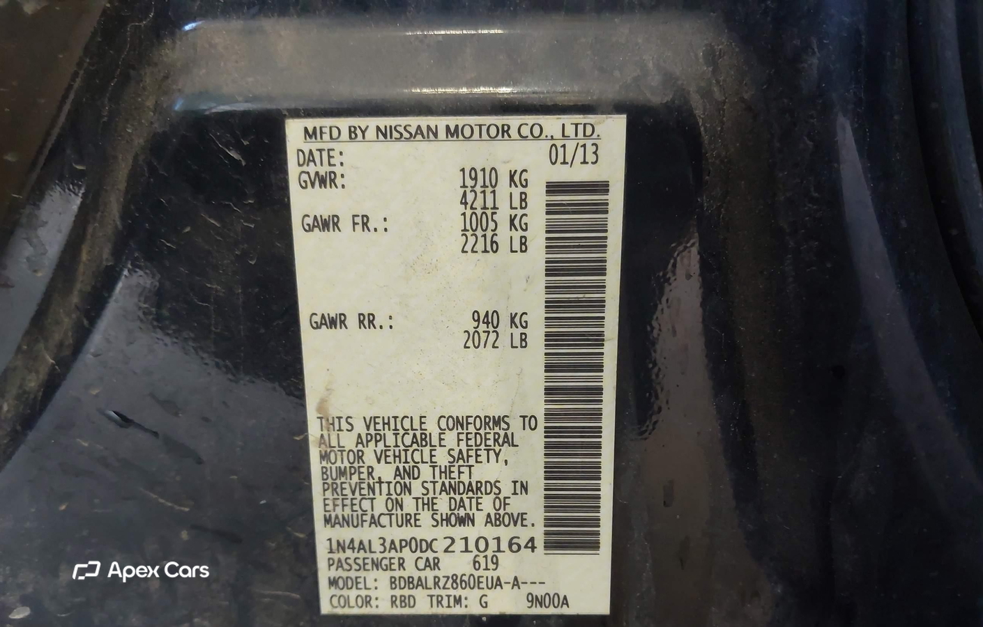 Nissan Altima 2013