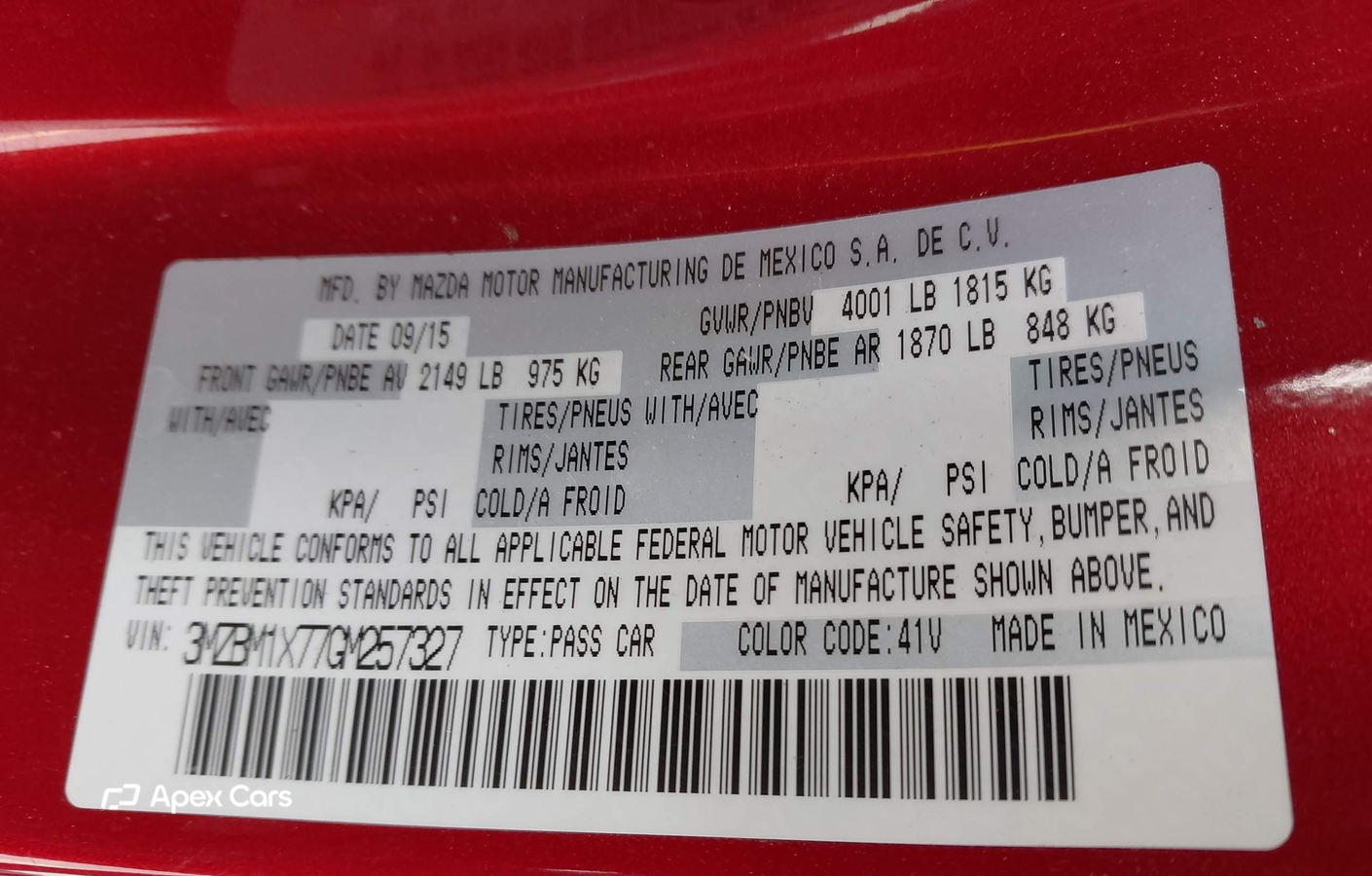Mazda 3 2016