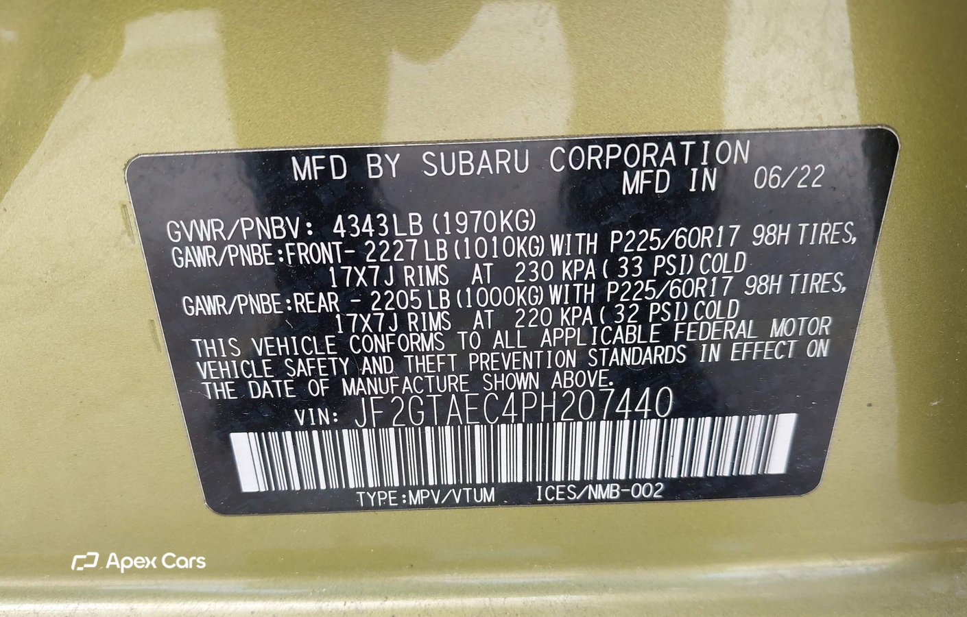 Subaru XV 2023