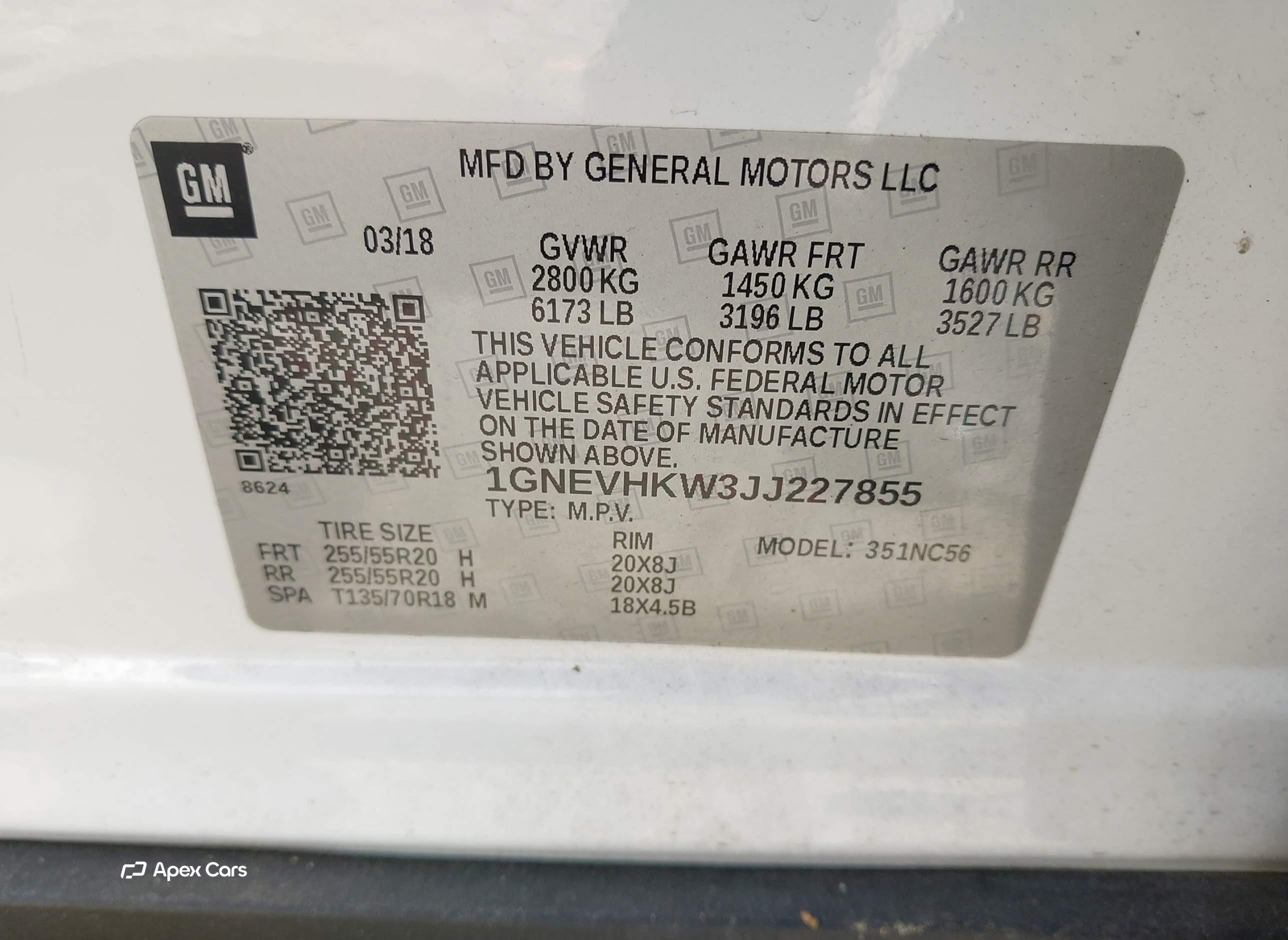 Chevrolet Traverse 2018