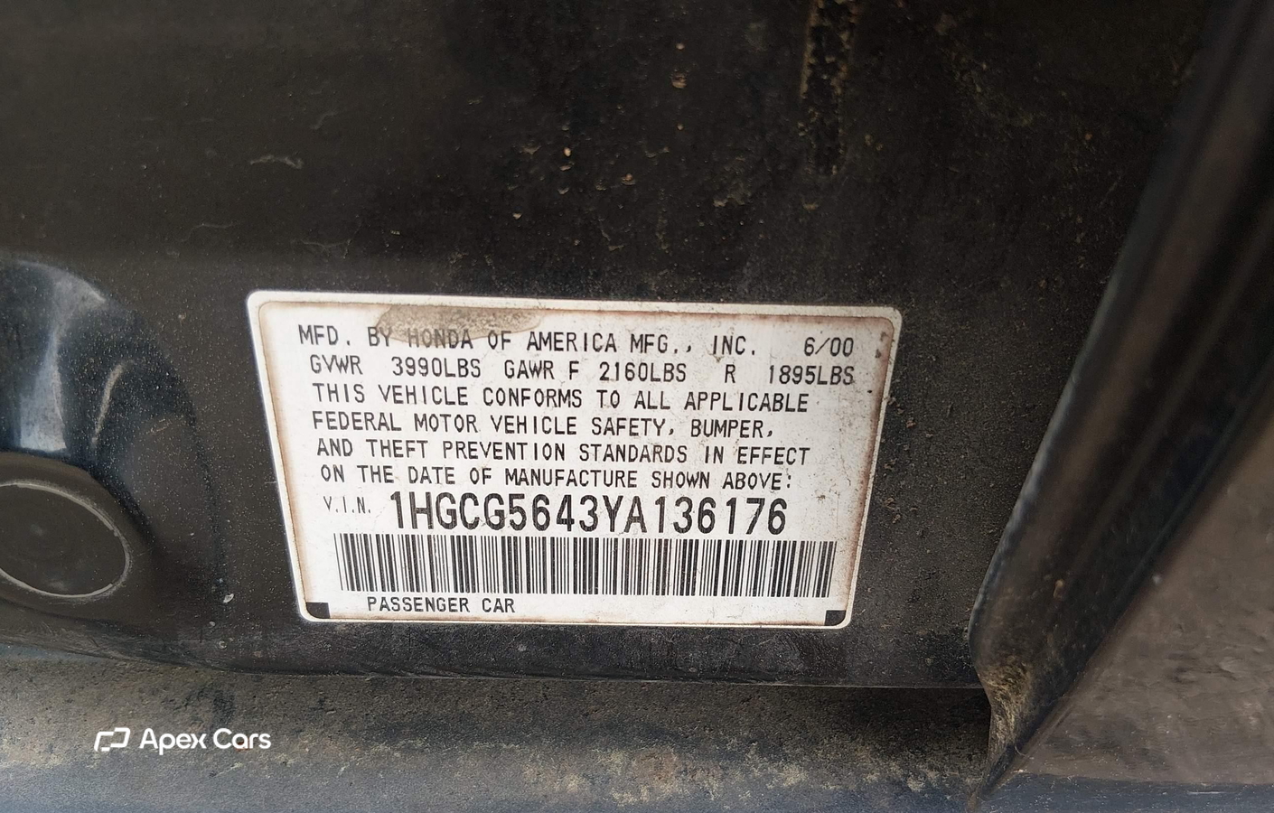 Honda Accord 2000