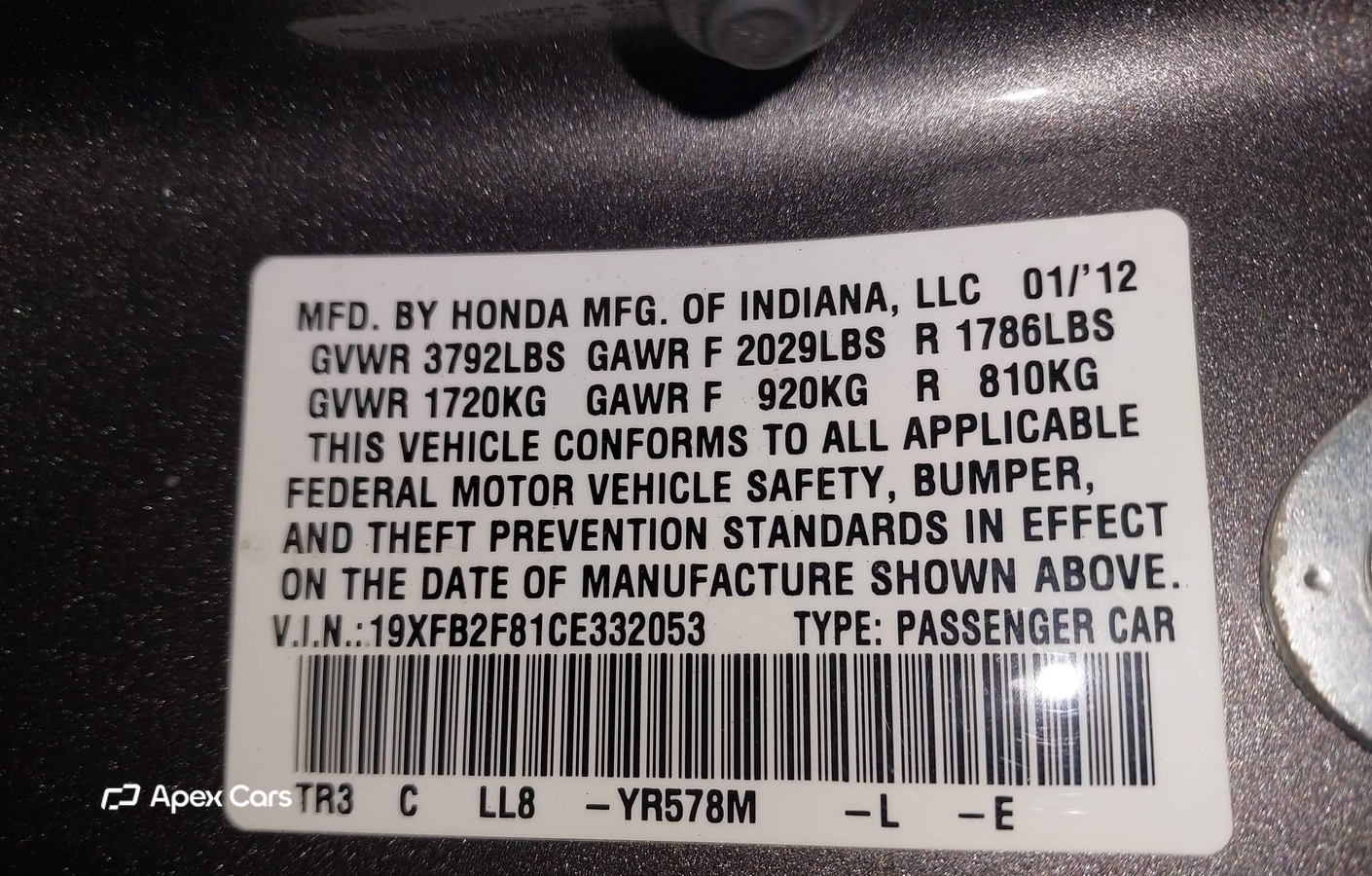 Honda Civic 2012