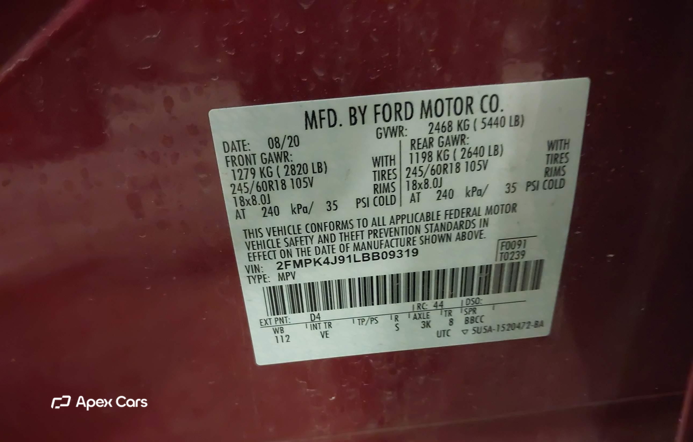 Ford Edge 2020