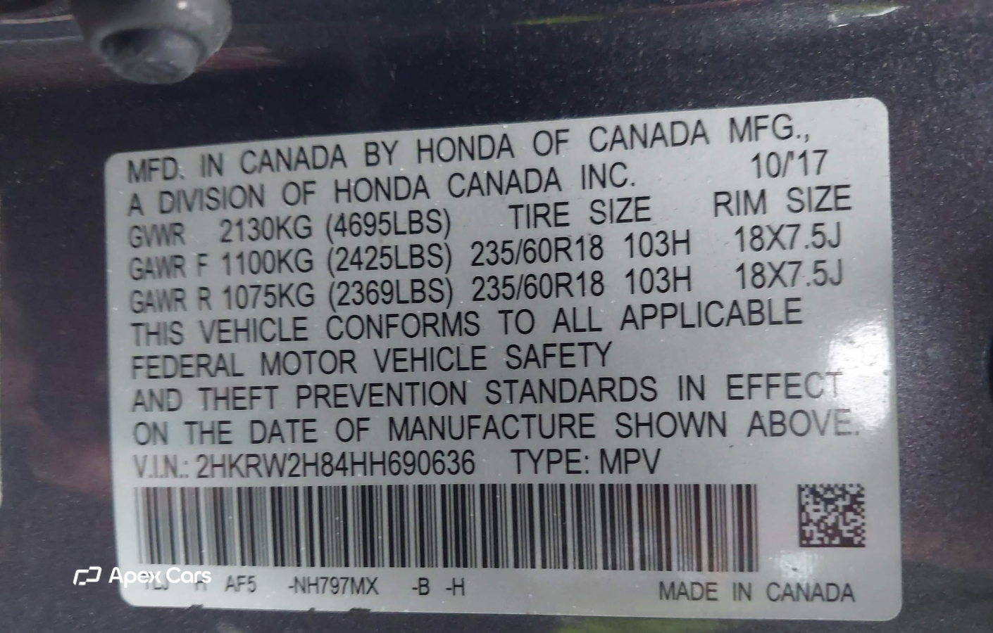 Honda CR-V 2017