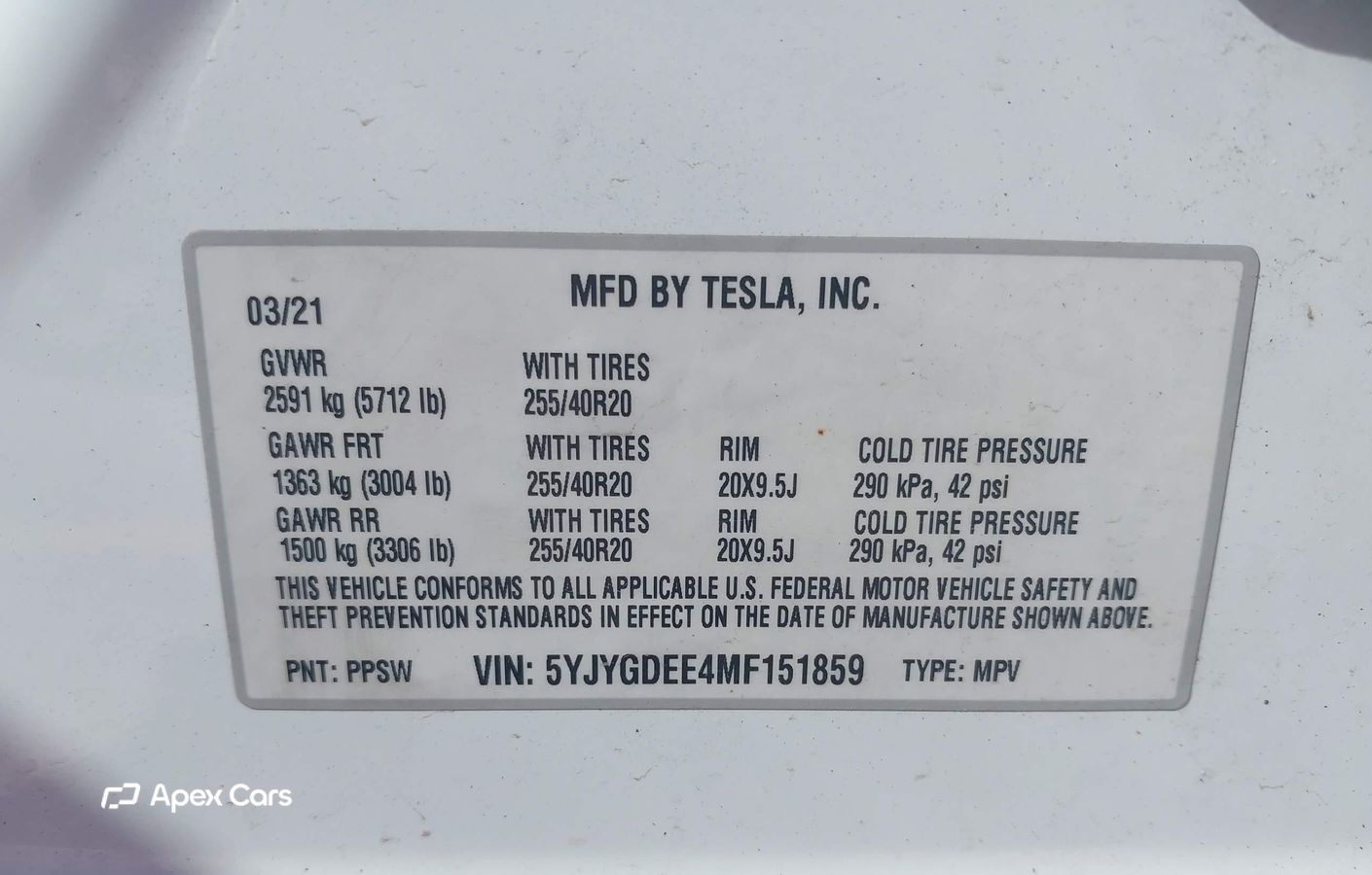 Tesla Model Y 2021