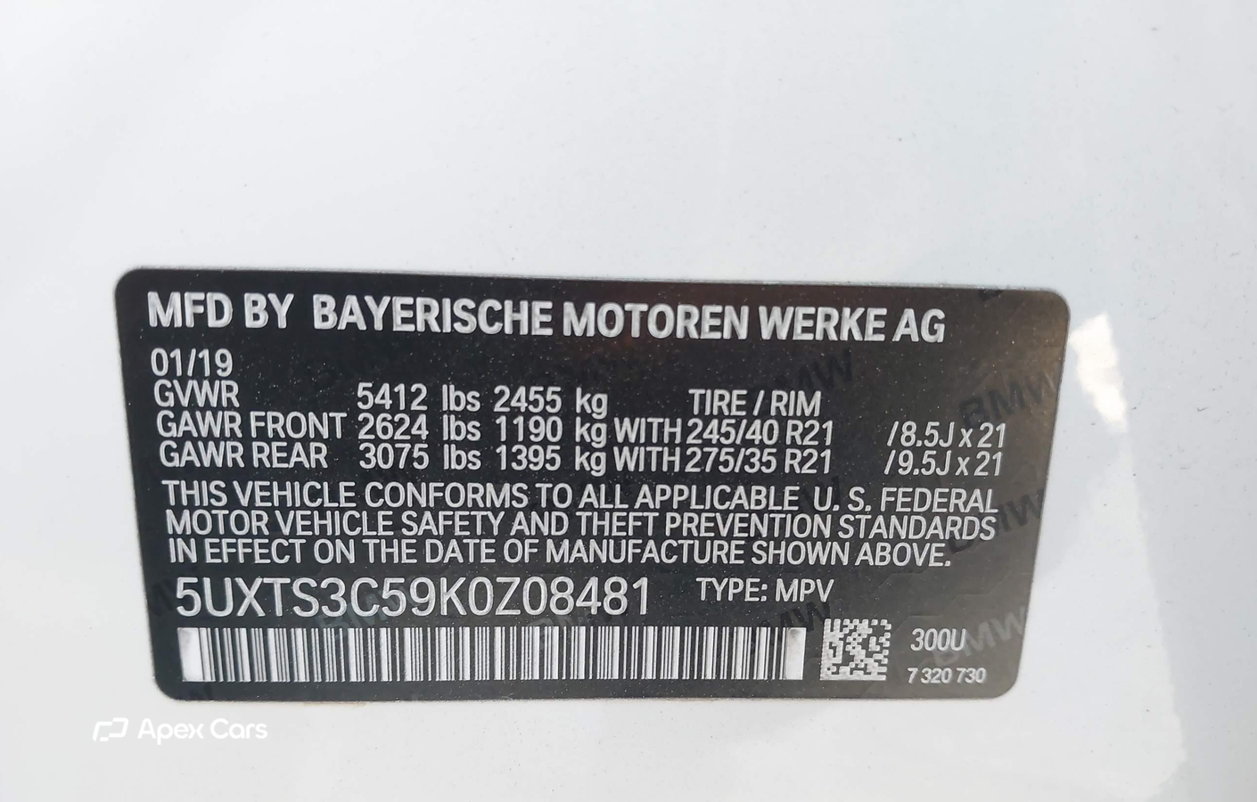 BMW X3 2019