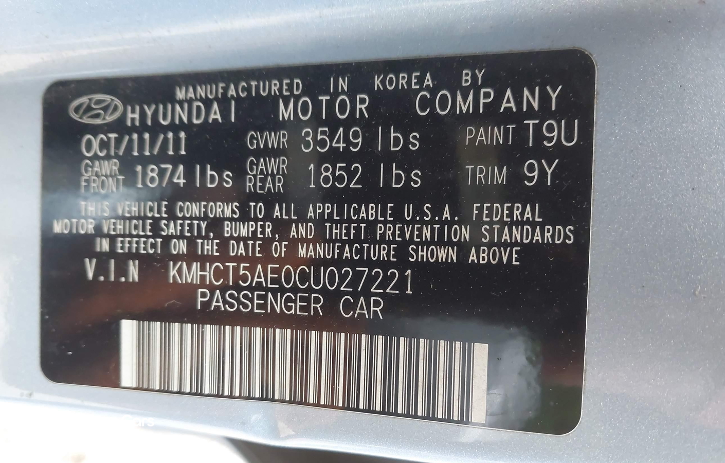 Hyundai Accent 2012