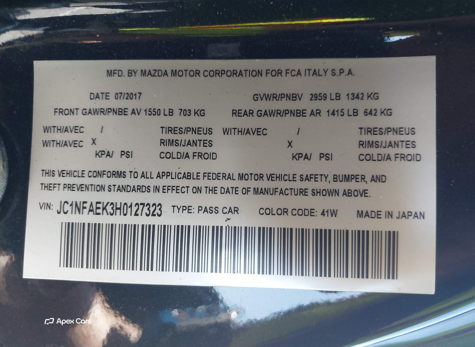 Fiat 124 Spider 2017