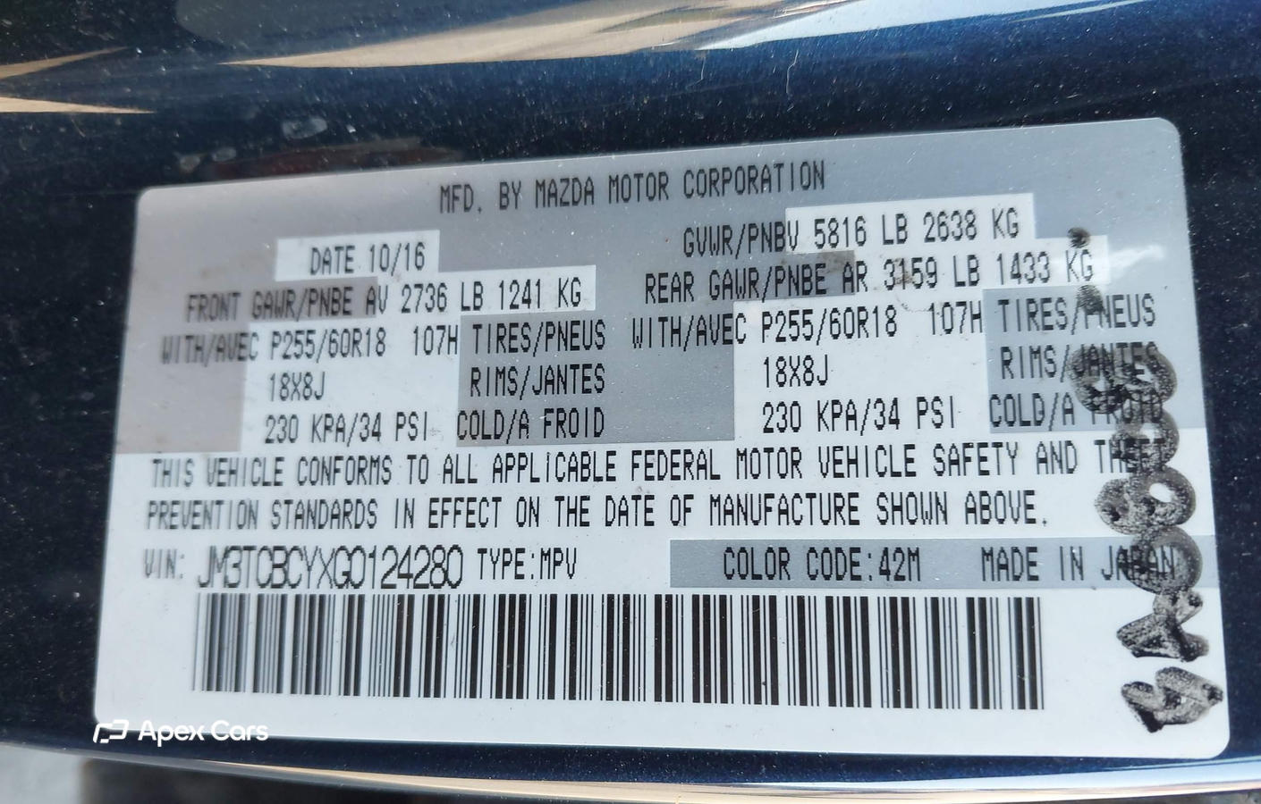 Mazda CX-9 2016
