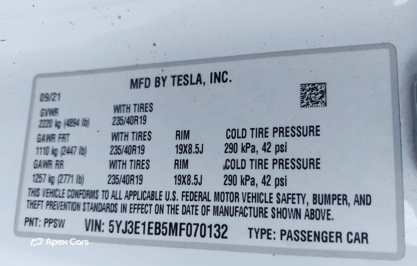 Tesla Model 3 2021