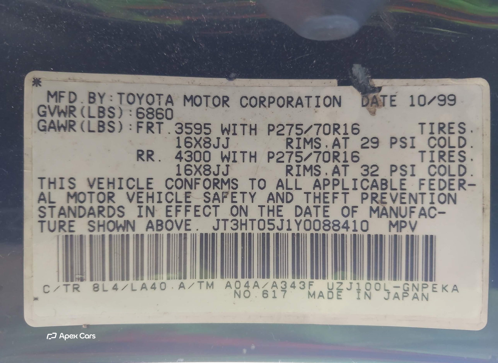 Toyota Land Cruiser 2000