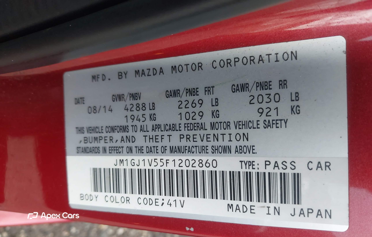 Mazda 6 2015