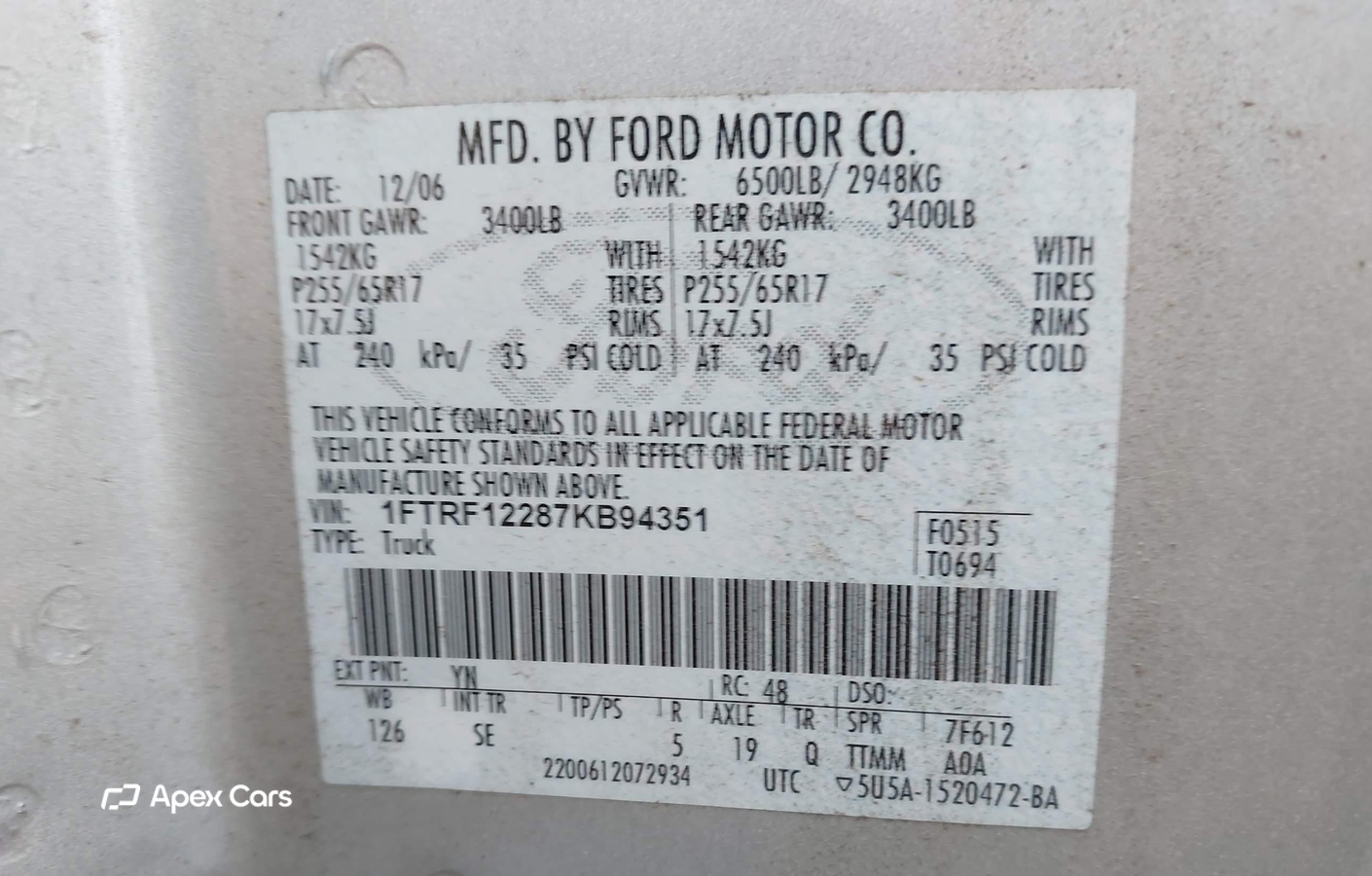 Ford F-150 2007