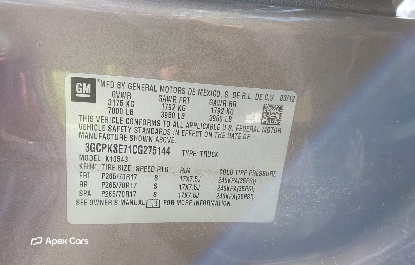 Chevrolet Silverado 2012