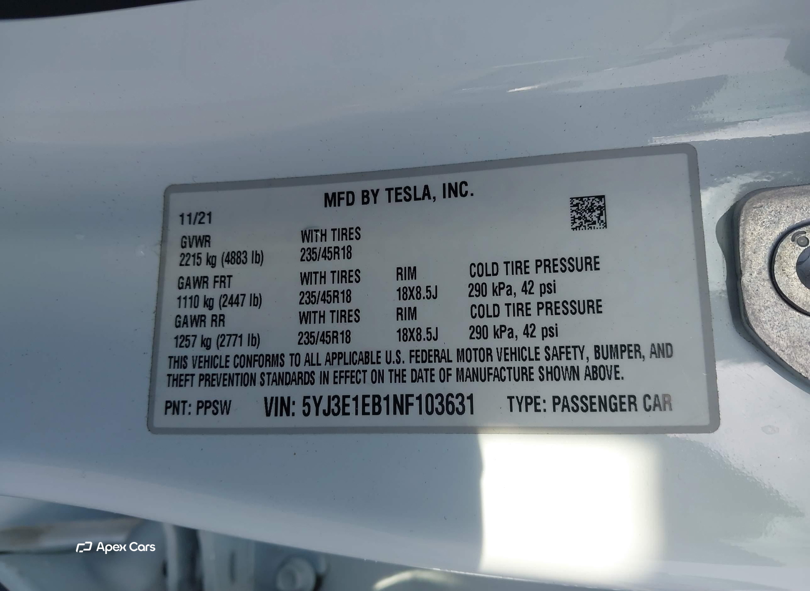 Tesla Model 3 2022