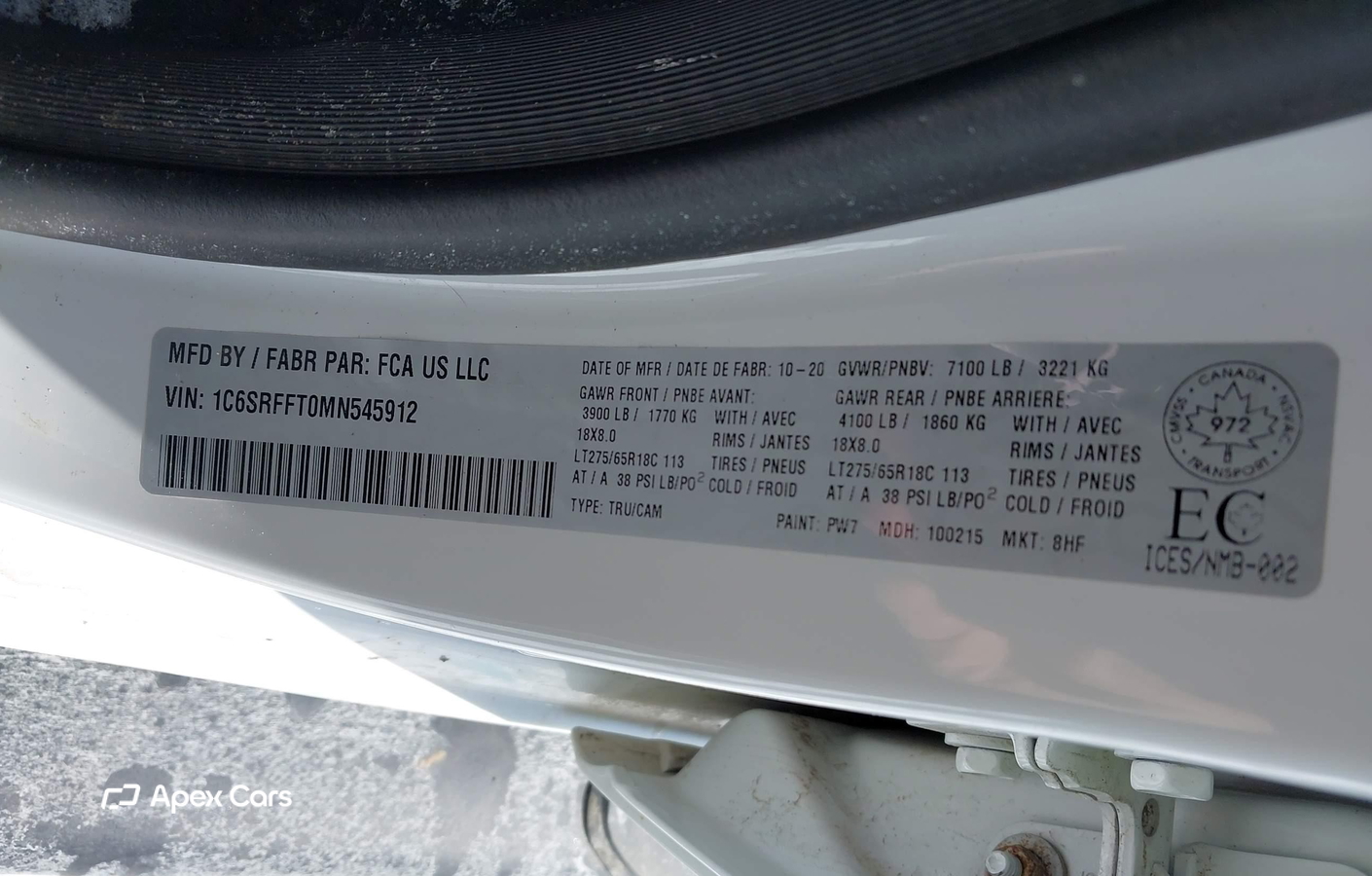 RAM 1500 2021
