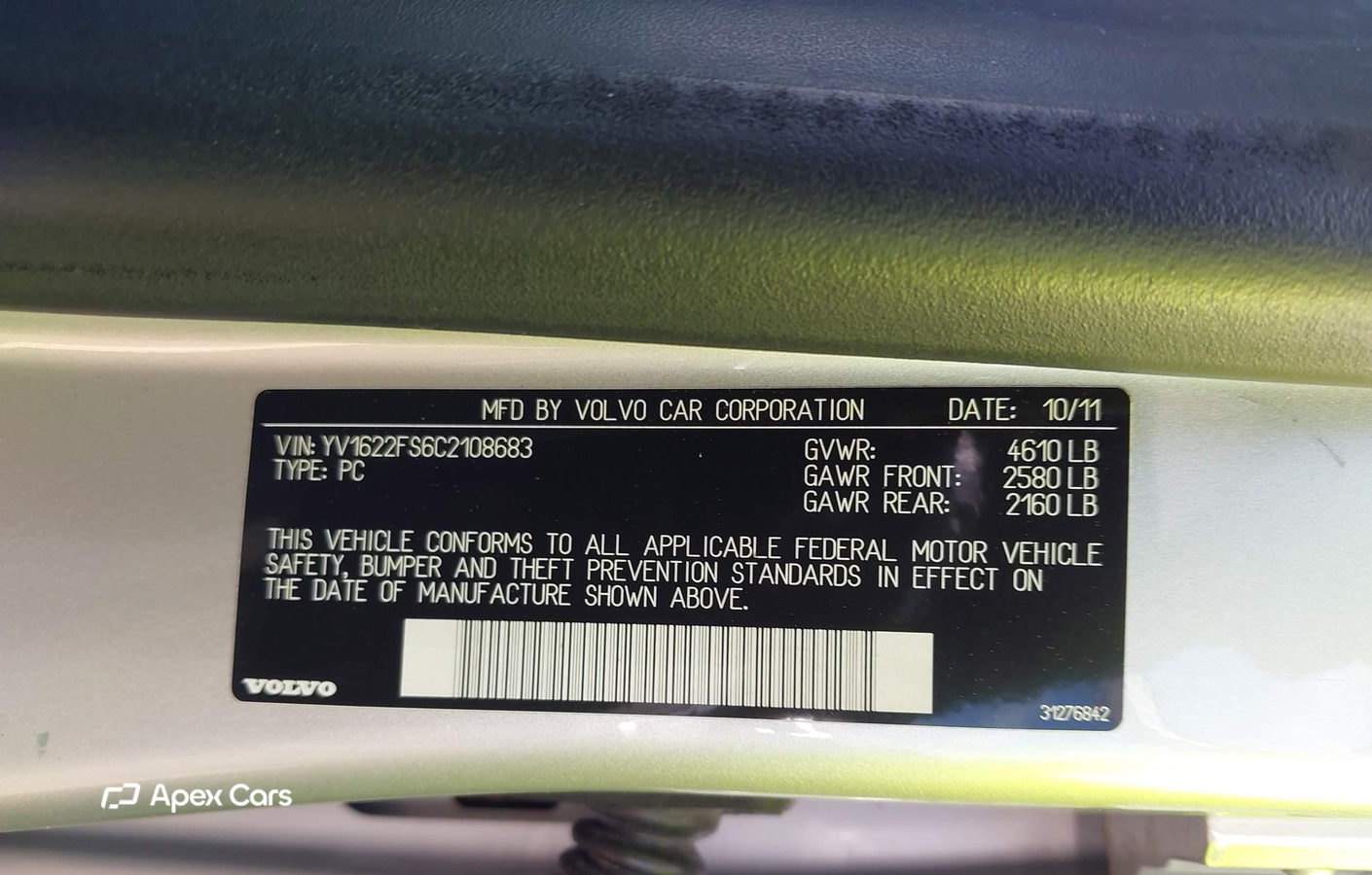 Volvo S60 2012