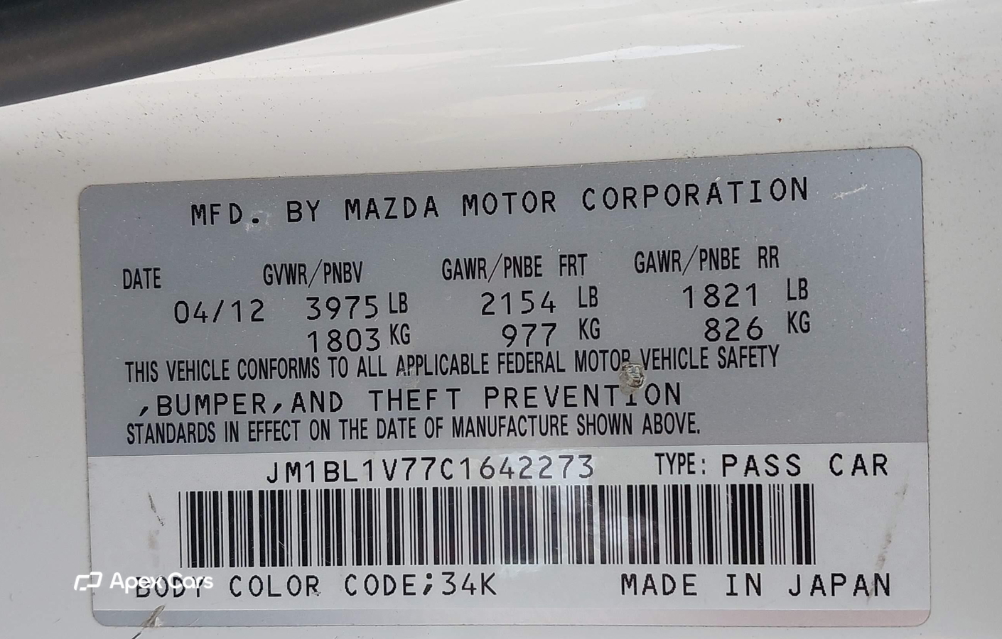 Mazda 3 2012
