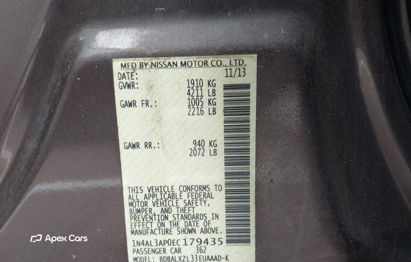 Nissan Altima 2014
