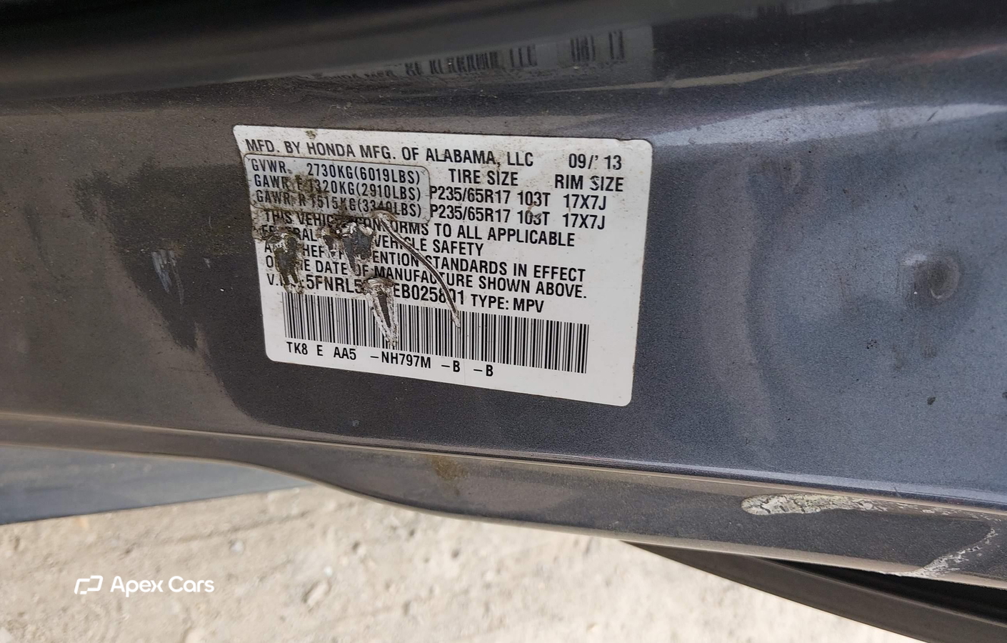 Honda Odyssey 2014