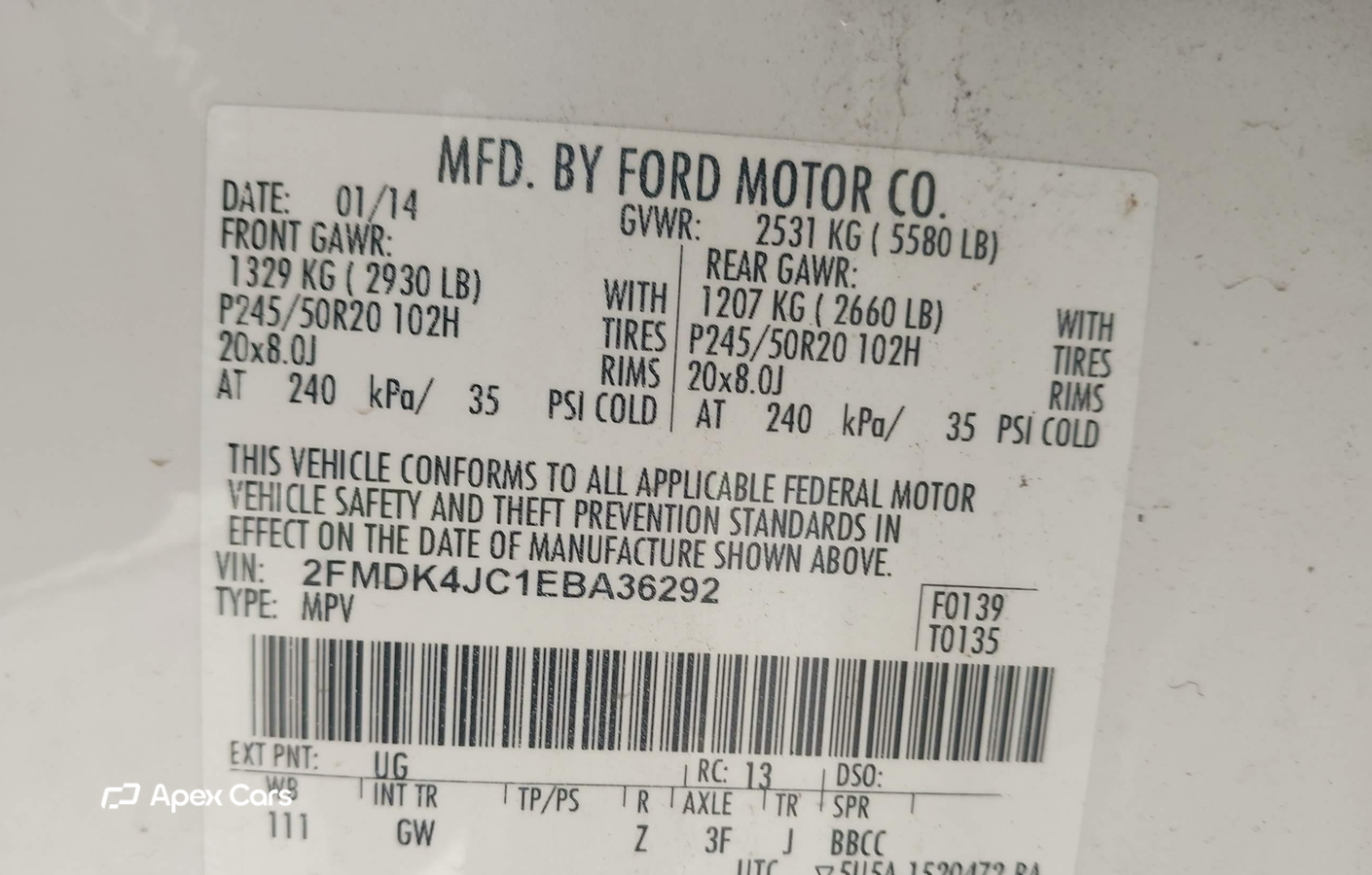 Ford Edge 2014