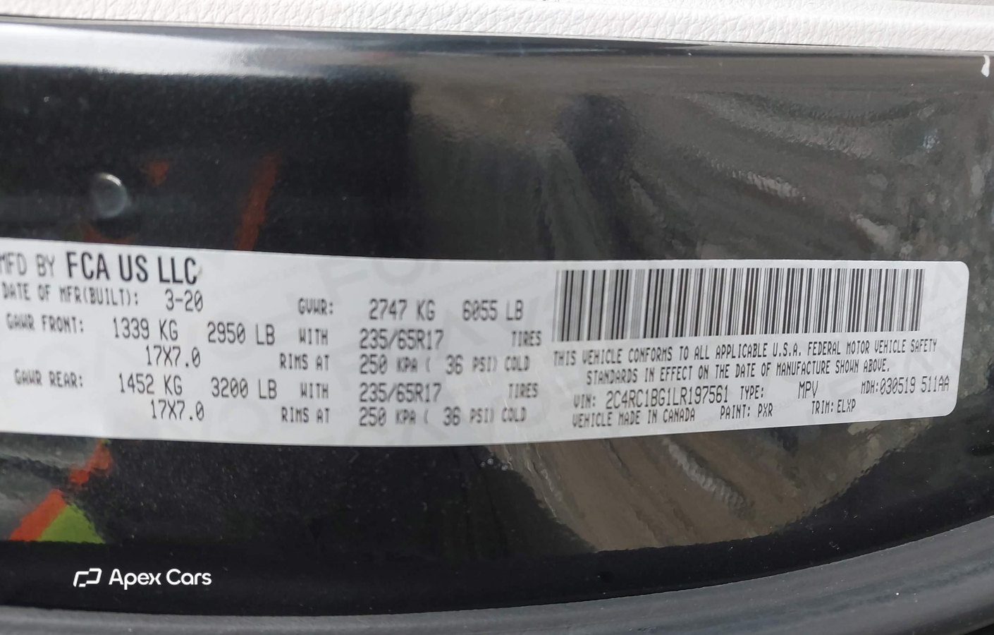 Chrysler Pacifica 2020