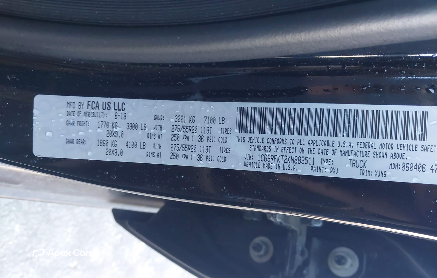 RAM 1500 2019