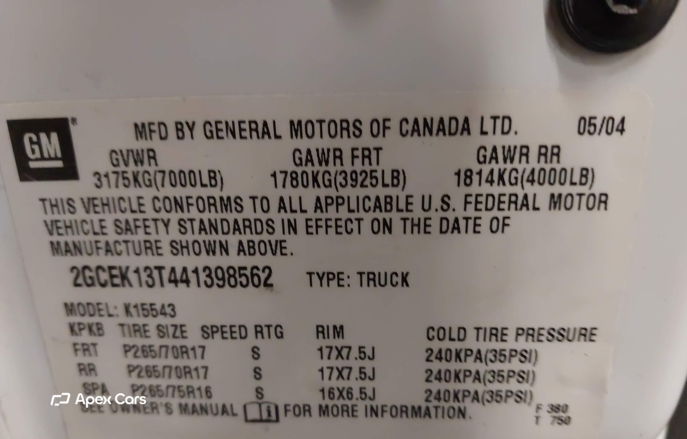 Chevrolet Silverado 2004