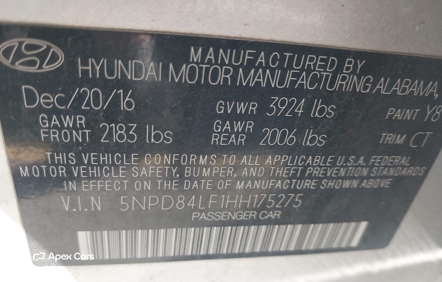 Hyundai Elantra 2017
